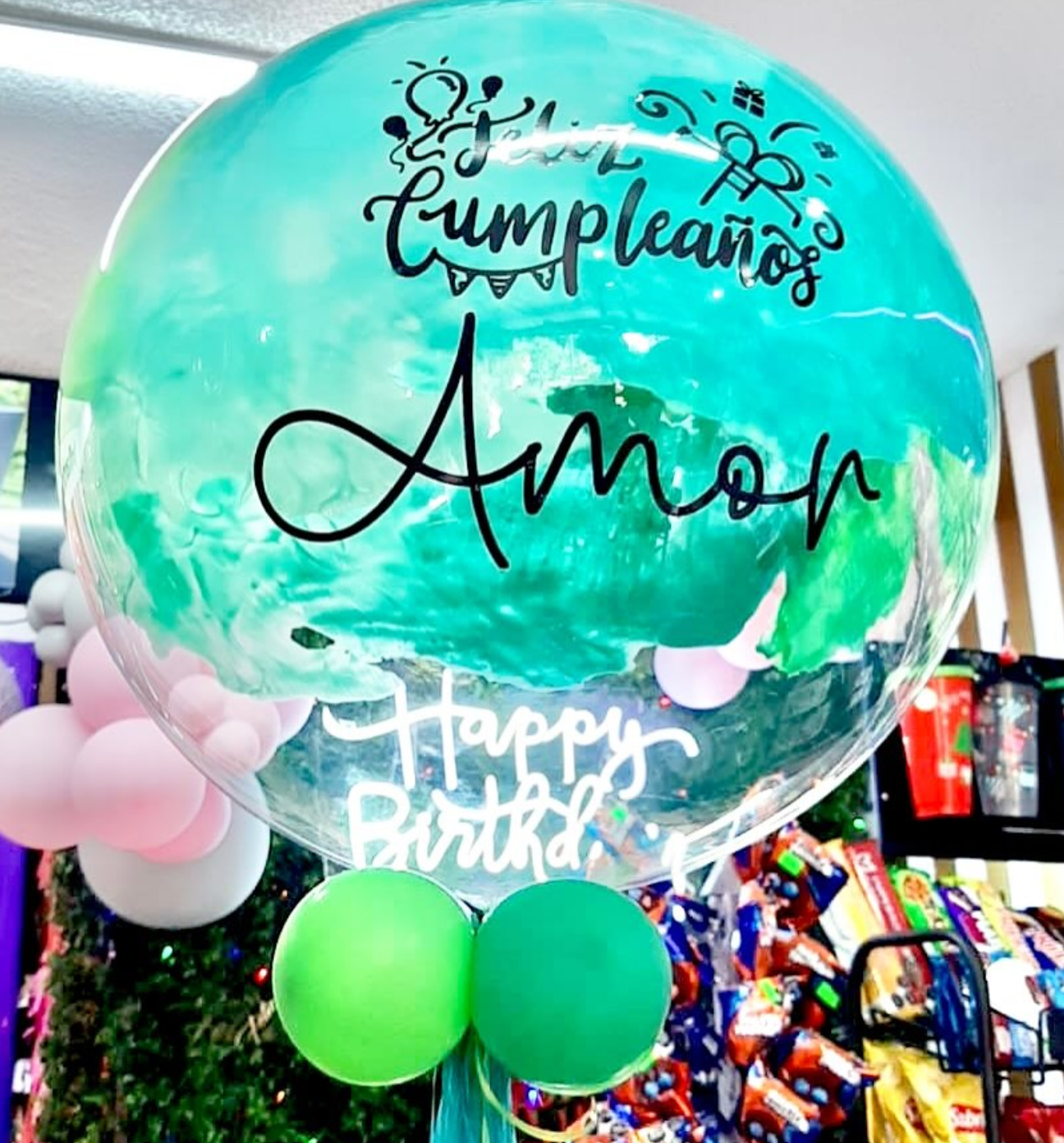 Globo Cumpleaños BURBUJA
