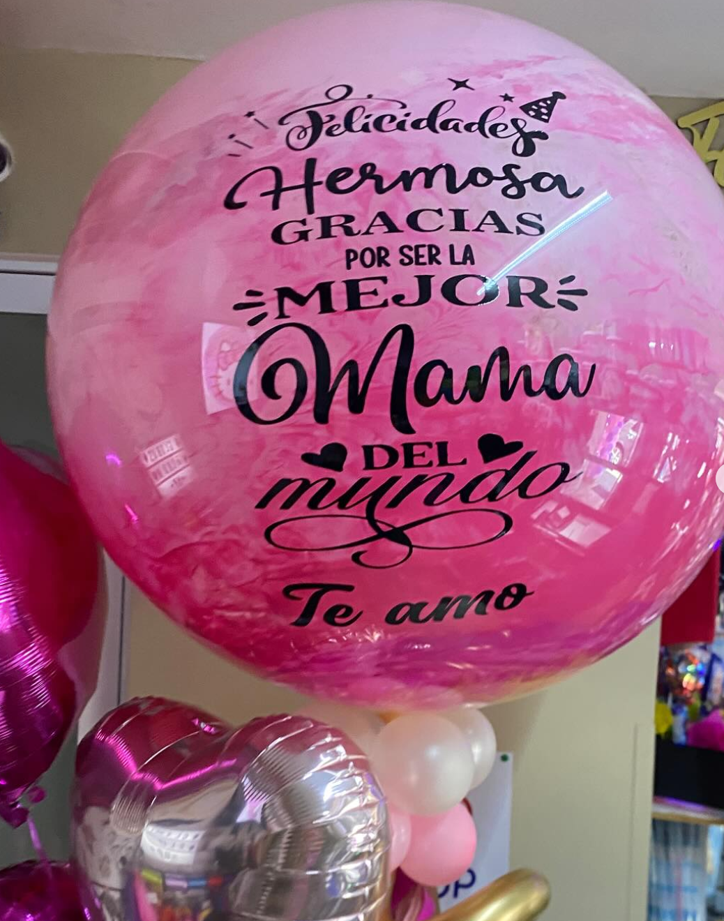 Feliz Día Mamá Bouquet Globo JUMBO