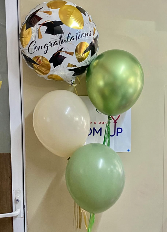 Arreglo Bouquet Globos Graduación