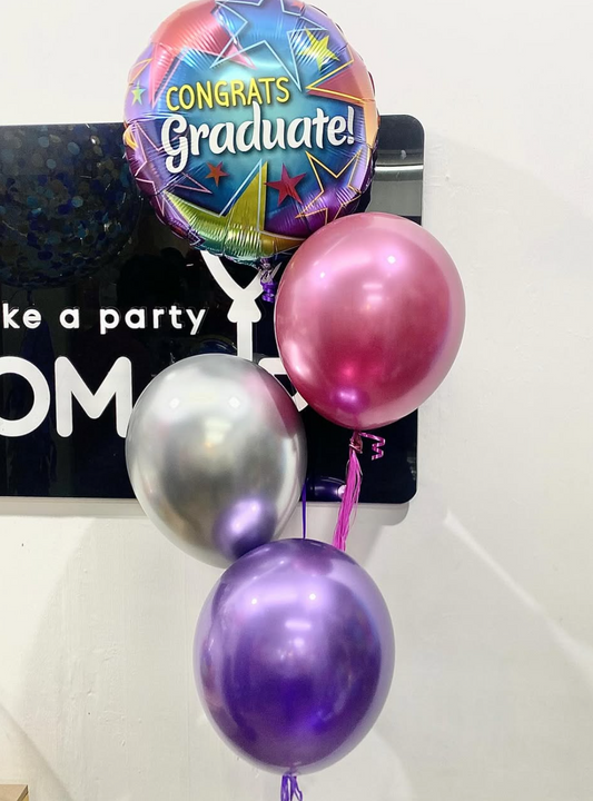 Arreglo Bouquet Globos Graduación