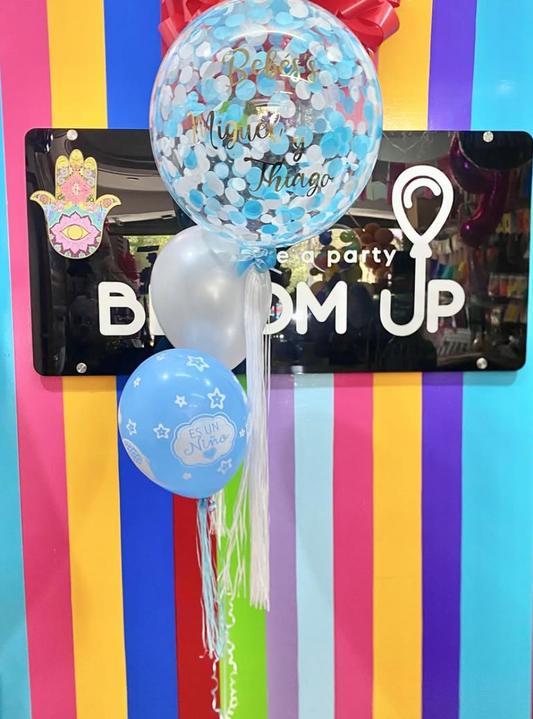 Bienvenida Bebe Globo BURBUJA