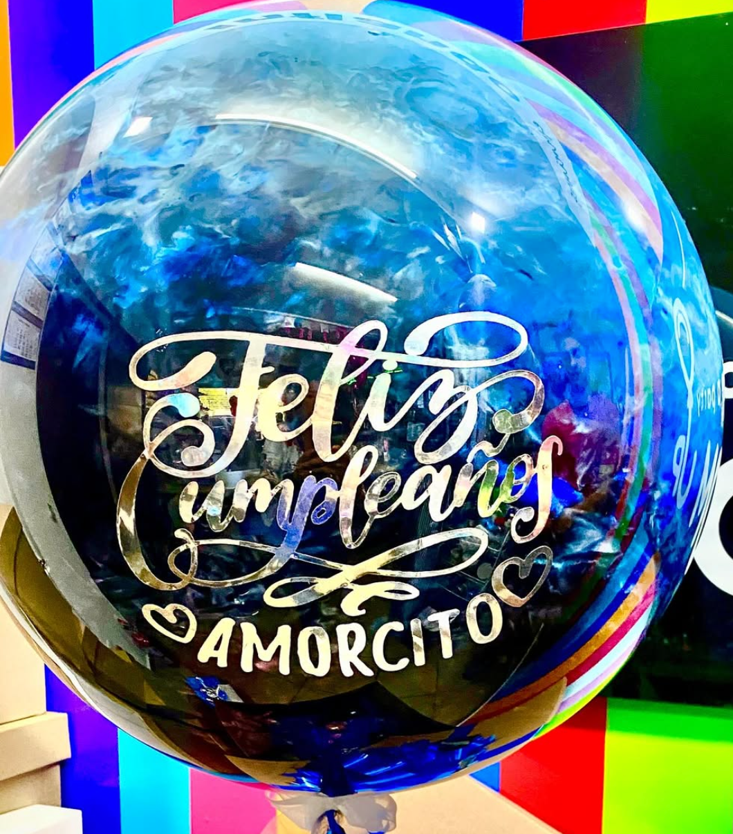 Caja Sorpresa Feliz Cumpleaños Globo GIGANTE